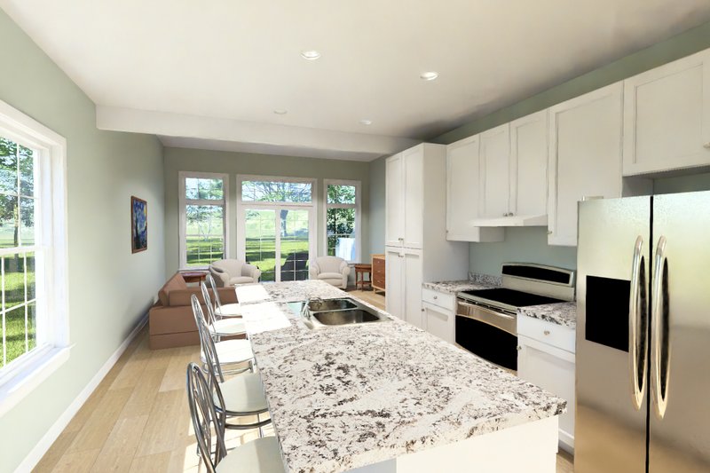 Home Plan - Interior - Kitchen 1 for Traditional House Plan #513-2442 - 3 bed, 3 bath