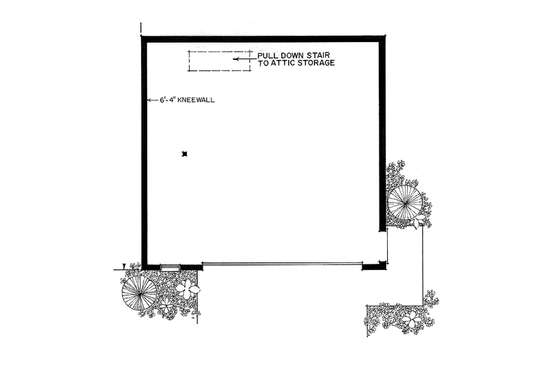 Home Plan - Floor Plan - Main Floor for Colonial House Plan #1016-82, 0 bath