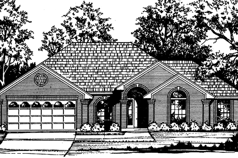 House Plan Design - Traditional Exterior - Front Elevation Plan #40-485