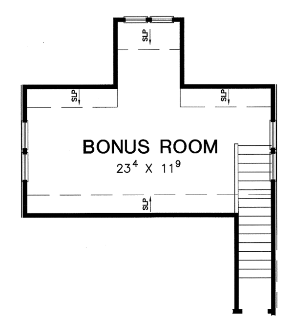 House Plan Design - Prairie Floor Plan - Upper Floor Plan #472-185
