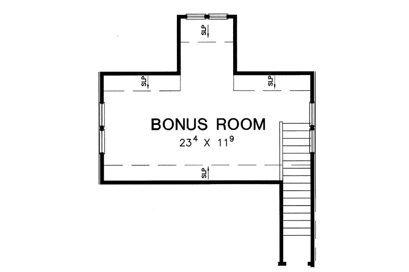 Dream House Plan - Floor Plan - Upper Floor for Prairie House Plan #472-185 - 3 bed, 2.5 bath
