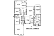 European Style House Plan - 3 Beds 3.5 Baths 2985 Sq/Ft Plan #81-1621 