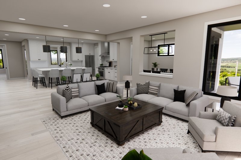Home Plan - Interior - Family Room 3 for Modern House Plan #51-1281 - 5 bed, 3.5 bath