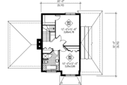 European Style House Plan - 2 Beds 1.5 Baths 1540 Sq/Ft Plan #25-267 