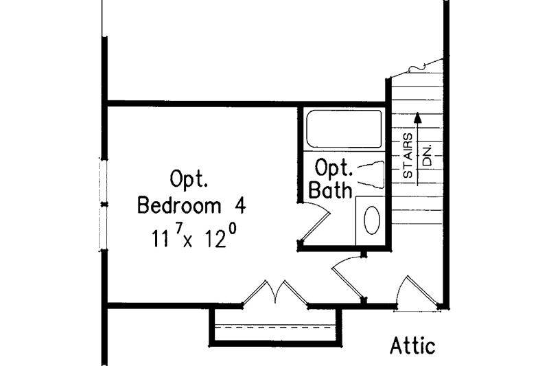Home Plan - Floor Plan - Other Floor for Country House Plan #927-670 - 3 bed, 2 bath