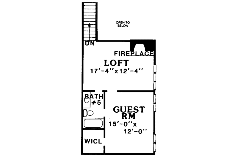 Dream House Plan - Floor Plan - Upper Floor for European House Plan #314-265 - 5 bed, 6.5 bath