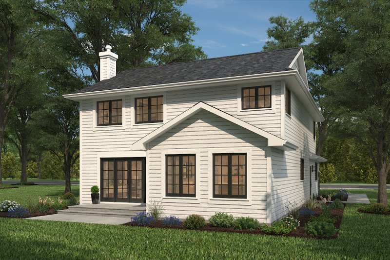 House Plan Design - Exterior - Rear Elevation 1 for Traditional House Plan #427-7 - 3 bed, 3 bath