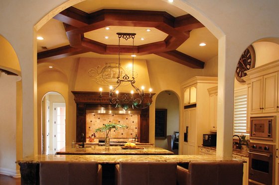 Interior - Kitchen 2 for Mediterranean House Plan #1058-11 - 5 bed, 5 bath
