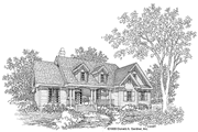 Cottage Style House Plan - 3 Beds 2 Baths 1559 Sq/Ft Plan #929-433 