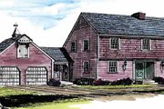 Colonial Style House Plan - 4 Beds 2.5 Baths 1992 Sq/Ft Plan #315-115 