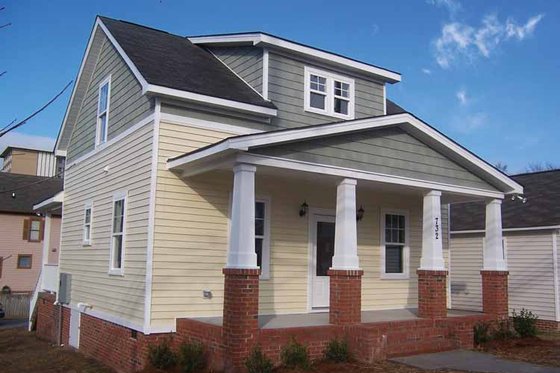 Exterior - Front Elevation 4 for Craftsman House Plan #936-11 - 3 bed, 2.5 bath