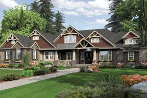 Traditional Exterior - Front Elevation Plan #132-550