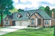 Country Style House Plan - 6 Beds 4 Baths 3620 Sq/Ft Plan #17-3194 