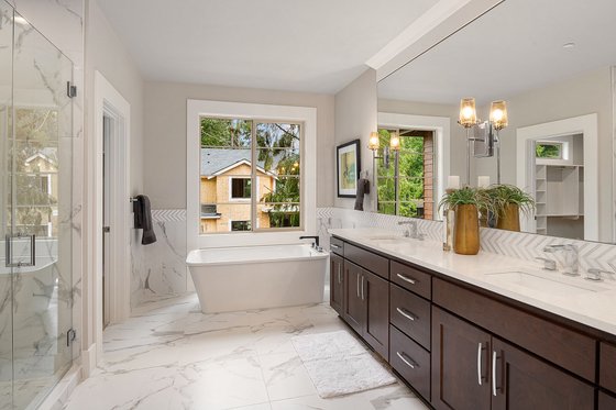 Interior - Master Bathroom for Contemporary House Plan #1066-14 - 5 bed, 4.5 bath