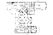 Mediterranean Style House Plan - 3 Beds 3.5 Baths 4255 Sq/Ft Plan #930-188 