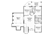 Mediterranean Style House Plan - 5 Beds 5.5 Baths 5314 Sq/Ft Plan #930-440 