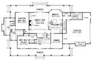 Country Style House Plan - 4 Beds 4 Baths 2665 Sq/Ft Plan #929-535 