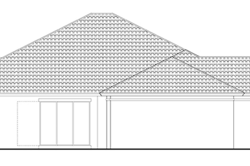 Architectural House Design - Exterior - Other Elevation 1 for Mediterranean House Plan #930-457 - 3 bed, 4.5 bath