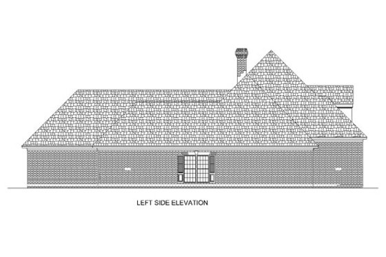 Exterior - Other Elevation 1 for Traditional House Plan #45-152 - 4 bed, 3.5 bath