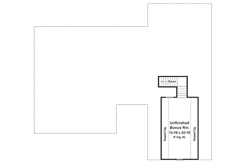 Dream House Plan - Floor Plan - Other Floor for European House Plan #21-297 - 3 bed, 2.5 bath