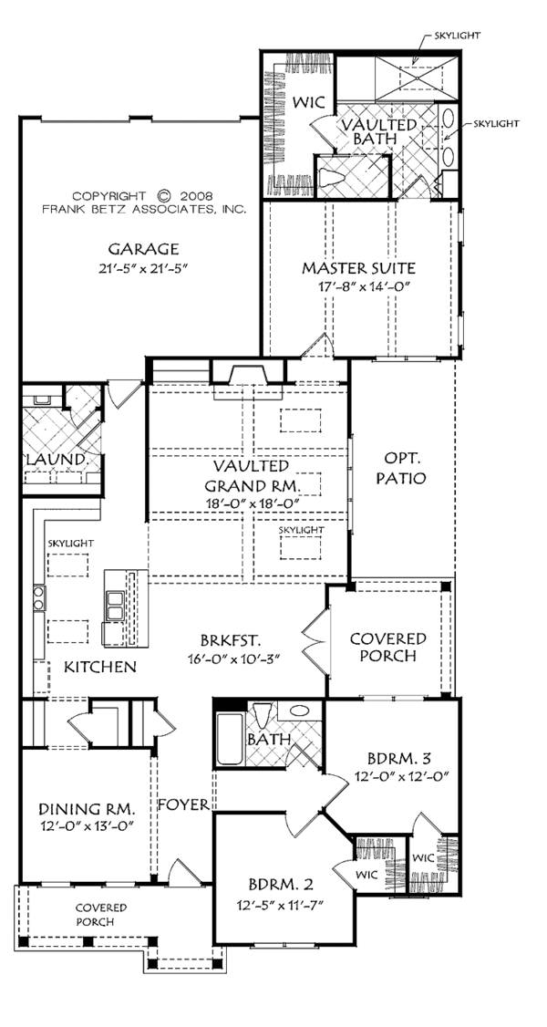 Dream House Plan - Bungalow Floor Plan - Main Floor Plan #927-515