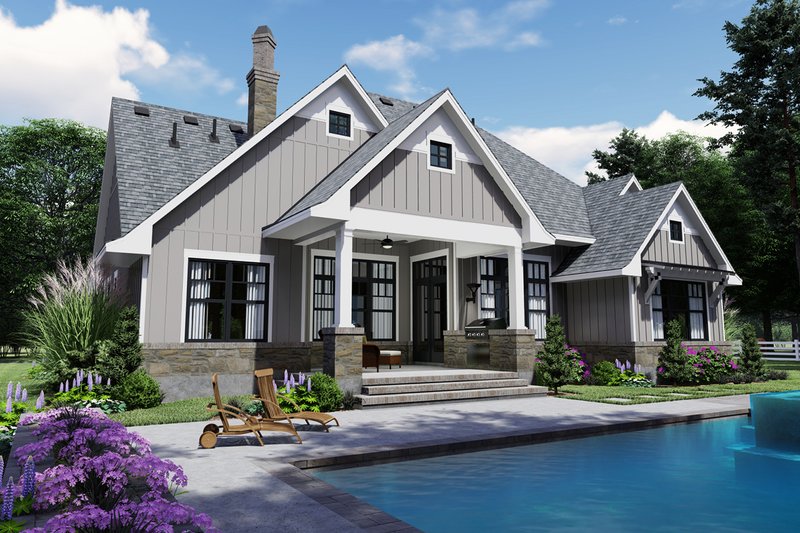 Architectural House Design - Taupe