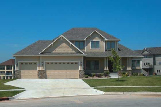 Exterior - Front Elevation 3 for Craftsman House Plan #20-1660 - 4 bed, 3 bath