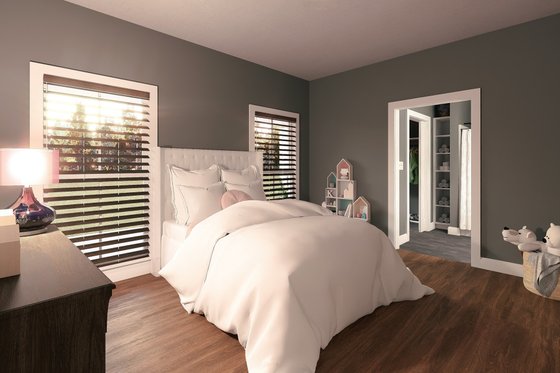 Interior - Bedroom 1 for Farmhouse House Plan #44-278 - 5 bed, 3 bath