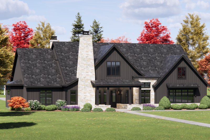 House Blueprint - Exterior - Front Elevation 6 for Cottage House Plan #1096-171 - 4 bed, 3 bath