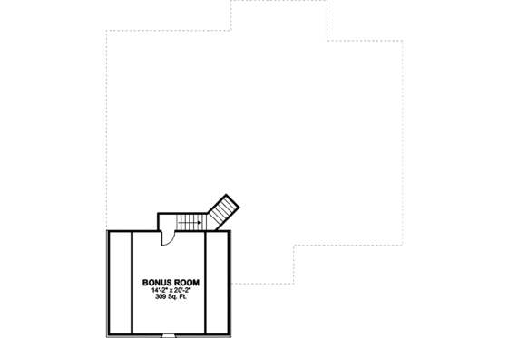 Floor Plan - Other Floor for Traditional House Plan #56-234 - 3 bed, 2 bath