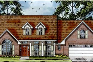 Traditional Exterior - Front Elevation Plan #42-258