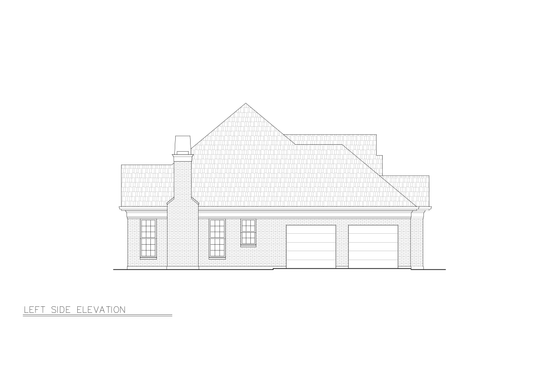 Exterior - Other Elevation for European House Plan #119-109 - 3 bed, 2.5 bath
