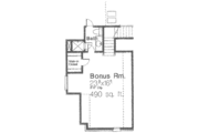 European Style House Plan - 4 Beds 4 Baths 2537 Sq/Ft Plan #310-373 