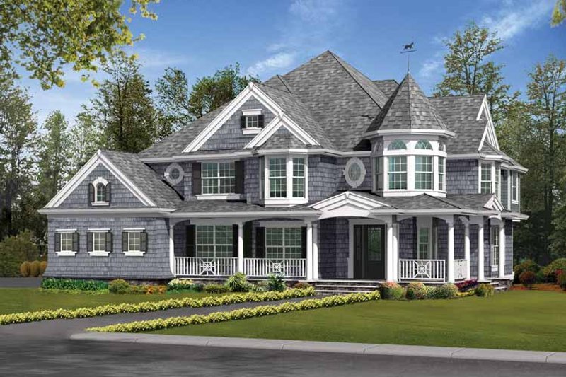 Victorian Style House Plan - 4 Beds 3.5 Baths 4145 Sq/Ft Plan #132-481