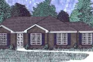 Traditional Exterior - Front Elevation Plan #69-109