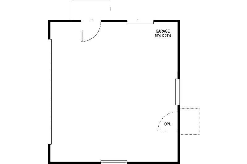 House Blueprint - Floor Plan - Other Floor House Plan #60-800, 0 bath