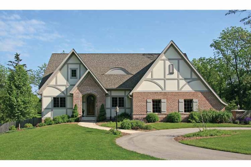 Home Plan - Exterior - Front Elevation 3 for European House Plan #928-89 - 3 bed, 3.5 bath