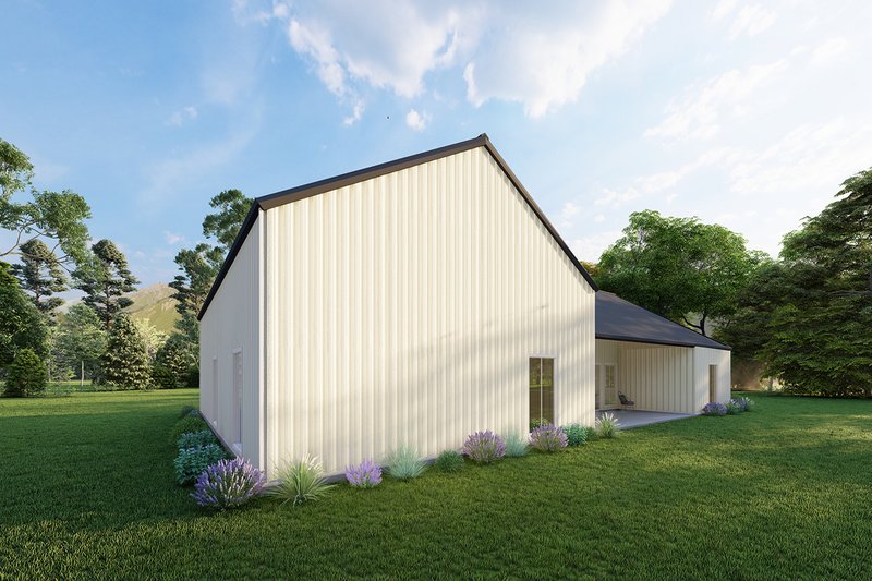 Home Plan - Exterior - Other Elevation 2 for Barndominium House Plan #1107-25 - 3 bed, 2.5 bath