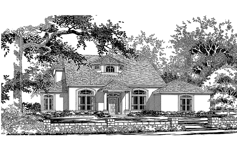 House Plan Design - European Exterior - Front Elevation Plan #472-245