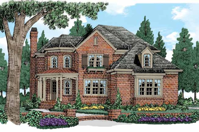 Home Plan - Traditional Exterior - Front Elevation Plan #927-517