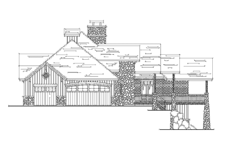 Home Plan - Exterior - Other Elevation for Country House Plan #945-31 - 5 bed, 3 bath