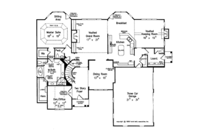 Floor Plan - Main Floor for Traditional House Plan #927-673 - 4 bed, 3.5 bath
