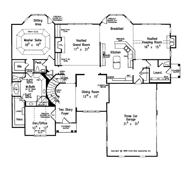 Home Plan - Traditional Floor Plan - Main Floor Plan #927-673