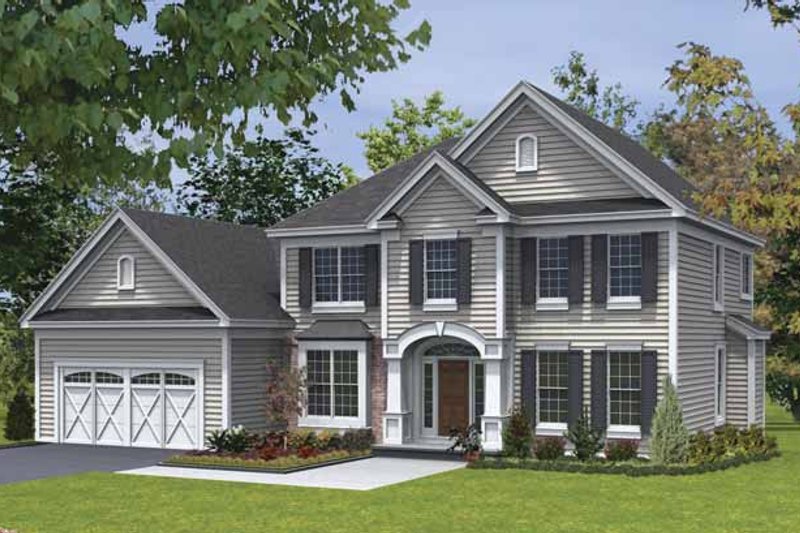 Architectural House Design - Traditional Exterior - Front Elevation Plan #328-440