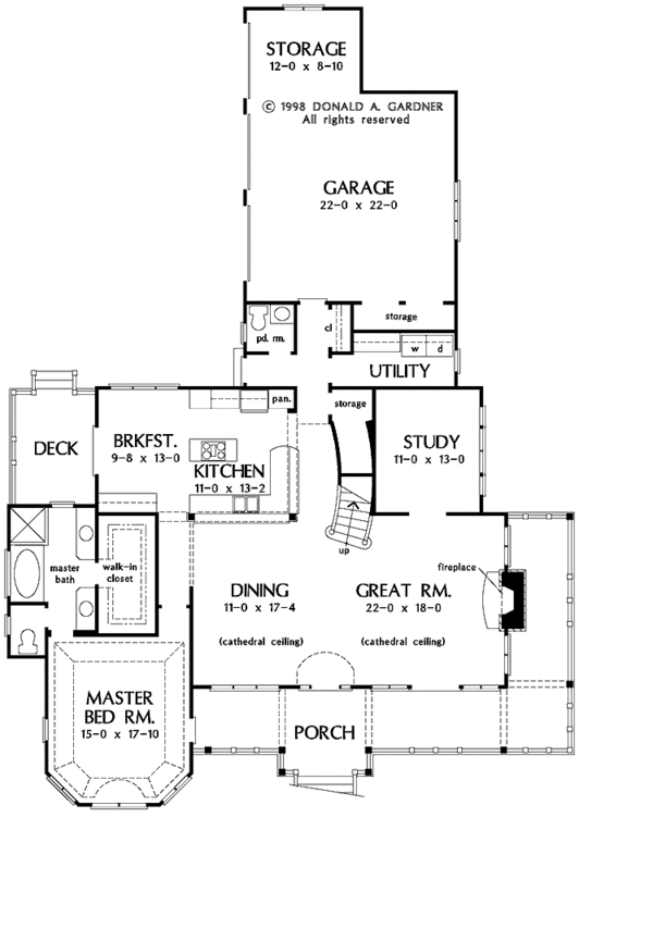 Home Plan - Country Floor Plan - Main Floor Plan #929-327