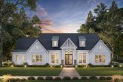 Farmhouse Style House Plan - 3 Beds 3.5 Baths 2881 Sq/Ft Plan #430-408 Exterior 