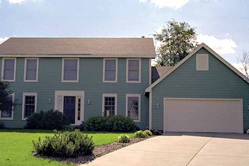 Dream House Plan - Colonial Exterior - Front Elevation Plan #51-717