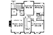 Country Style House Plan - 4 Beds 2.5 Baths 2138 Sq/Ft Plan #3-325 