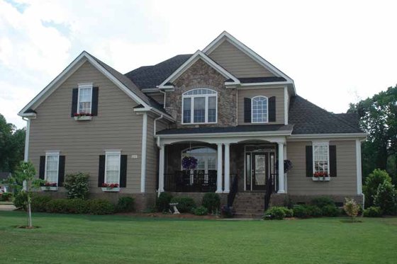 Exterior - Front Elevation 5 for Country House Plan #927-642 - 4 bed, 3.5 bath