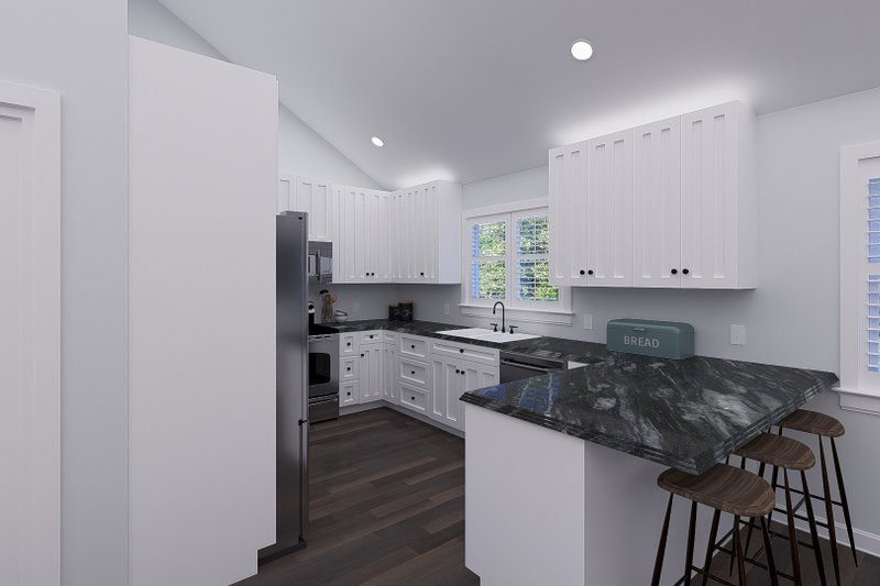 Architectural House Design - Interior - Kitchen 1 for Farmhouse House Plan #1060-308 - 2 bed, 2 bath